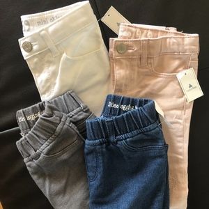NEW BabyGap Girl Jeans 4T (4 Pairs)